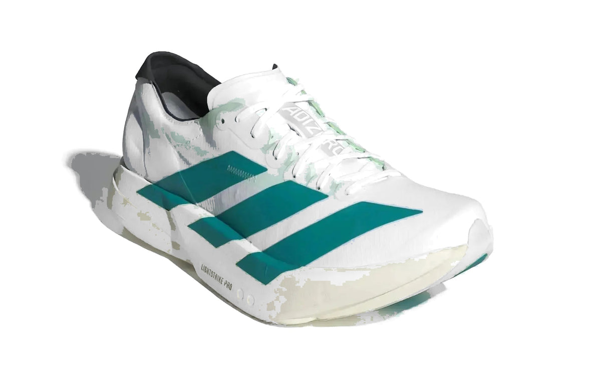 Adidas Adios Pro 4 White Pure Teal - Running Shoes