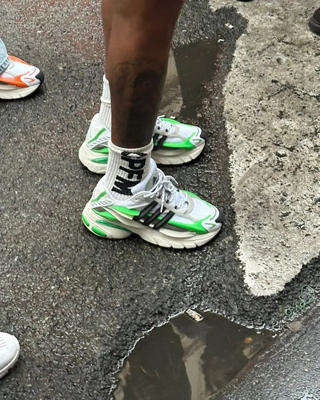 Adidas Adistar Jellyfish Pharrell Real Green - on feet