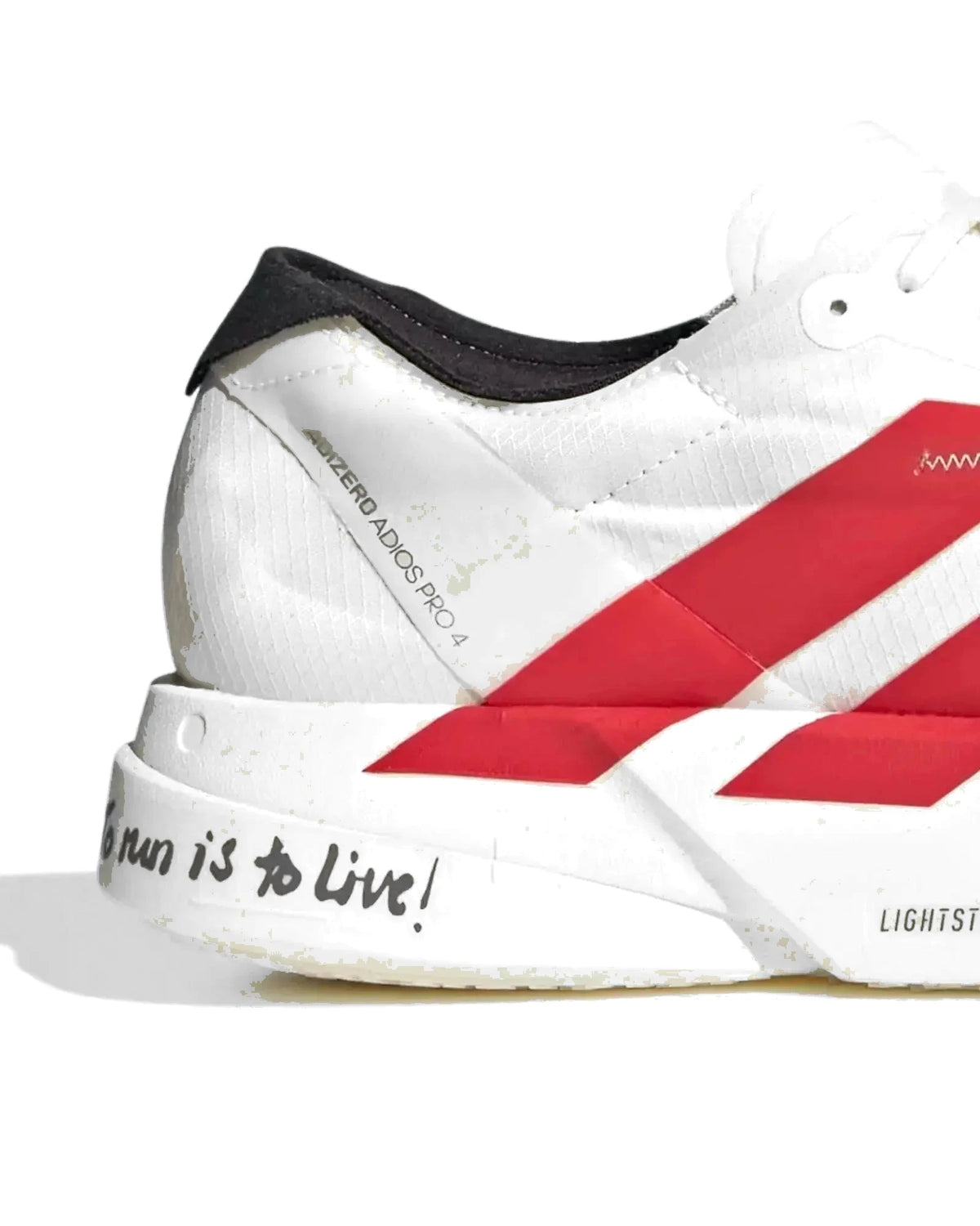 Adidas Adizero Adios Pro 4 Off White Better Scarlet - Running Shoes