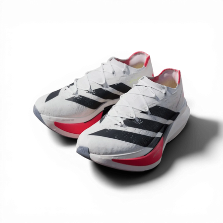 Adidas Adizero Prime X3 Strung Cloud White Lucid Red - Running Shoes
