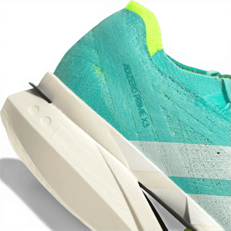 Adidas Adizero Prime X3 Strung Flash Aqua Lucid Lemon - Running Shoes
