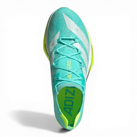 Adidas Adizero Prime X3 Strung Flash Aqua Lucid Lemon - Running Shoes