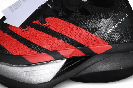 Adidas Adizero Prime X3 Strung Mercedes AMG Black Lucid Red - Running Shoes