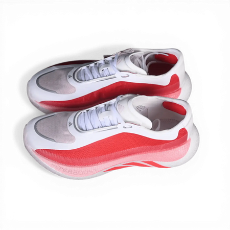 Adidas Hyperboost Edge White Pure Ruby Zero Metalic - Running Shoes
