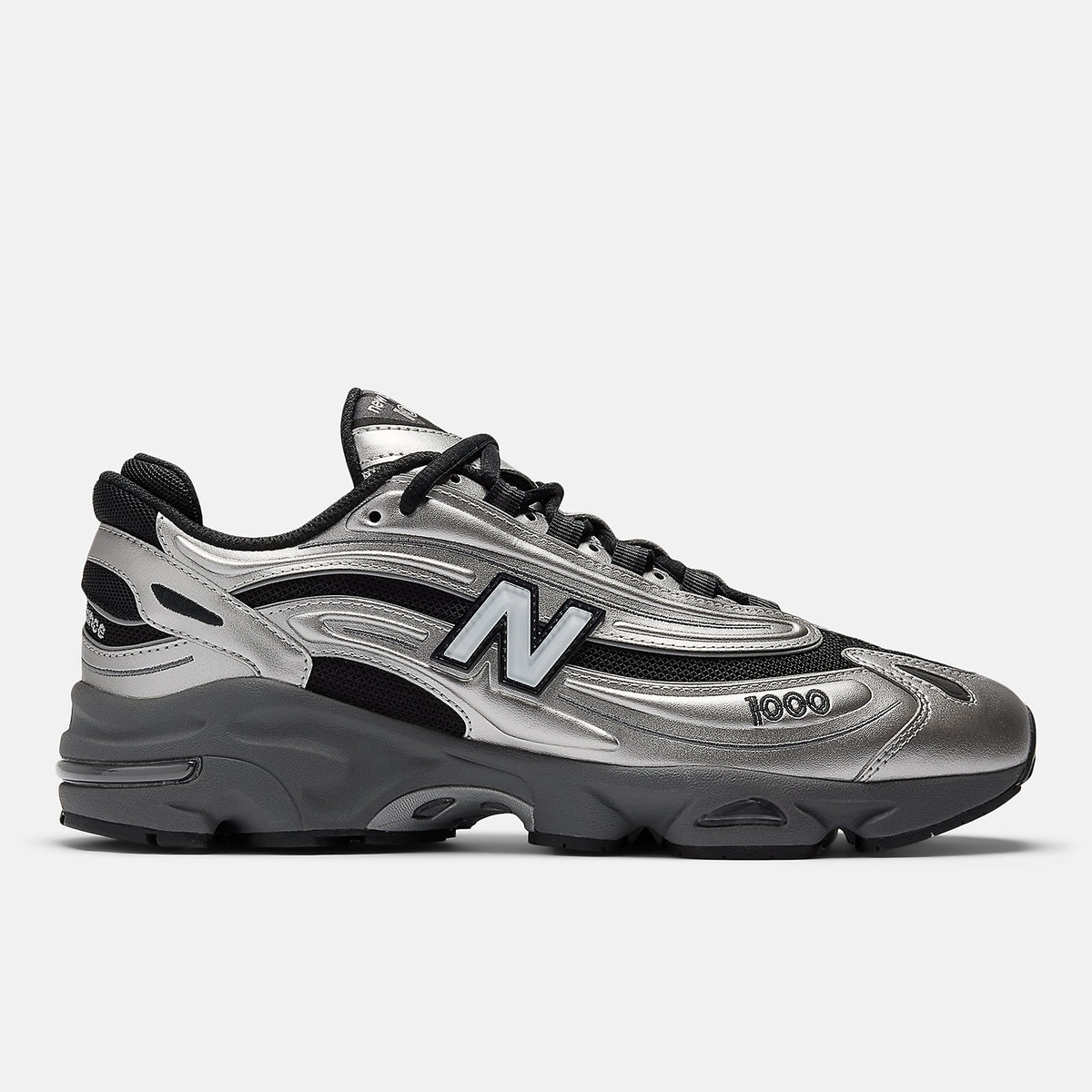 New Balance 1000 Cordura Black Silver Metallic - Sneakers