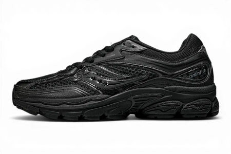Saucony ProGrid Omni 9 Armor Black – Retro Runner - Running Shoes