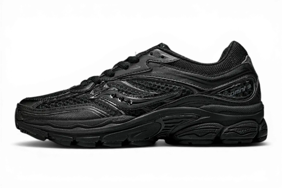 Saucony ProGrid Omni 9 Armor Black – Retro Runner - Running Shoes