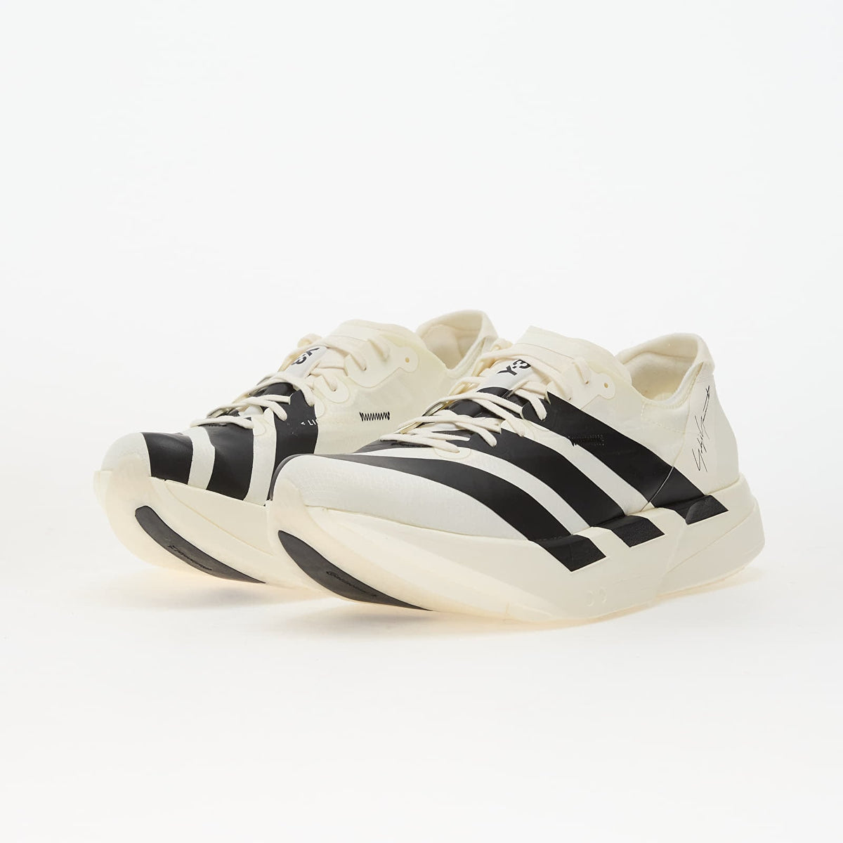 Adidas Y-3 Adizero Adios Pro 4 Off White Black - Running Shoes